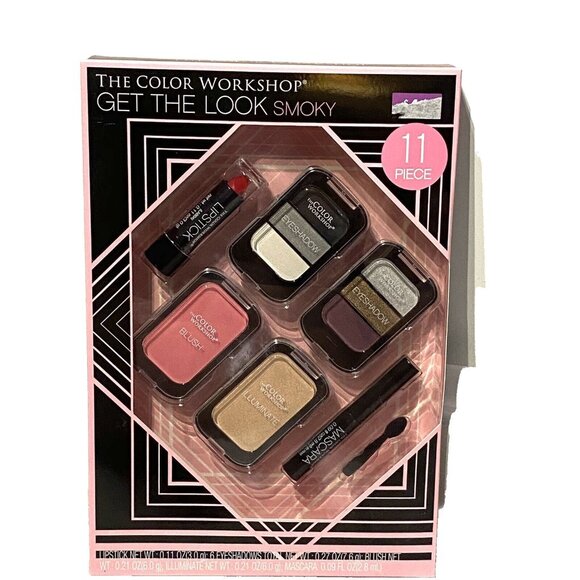 the color workshop 11 piece makeup gift set kit GET THE LOOK SMOKY - Picture 1 of 2